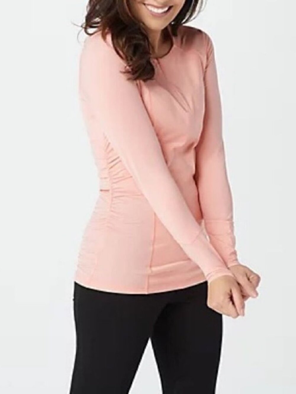 zuda Z-Sol Ruching Detail Knit Top